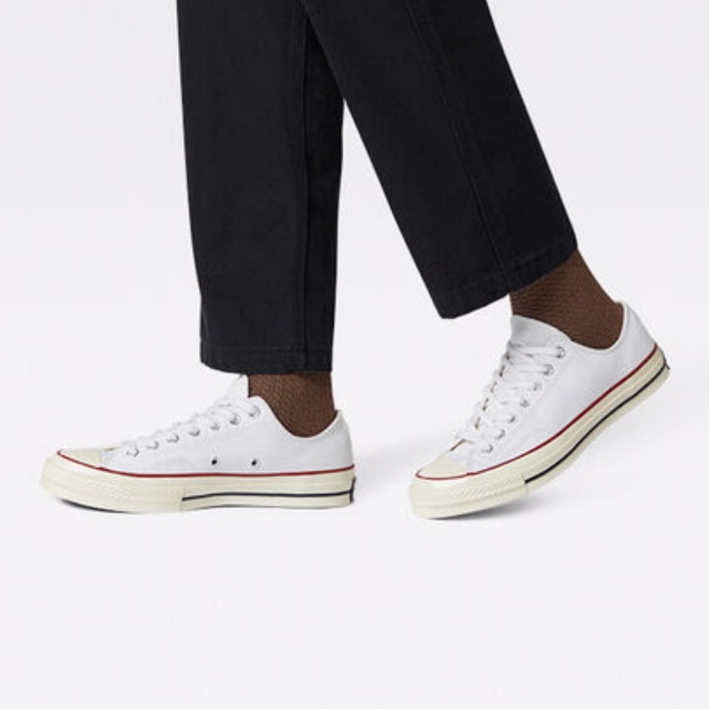 White Low Top Converse